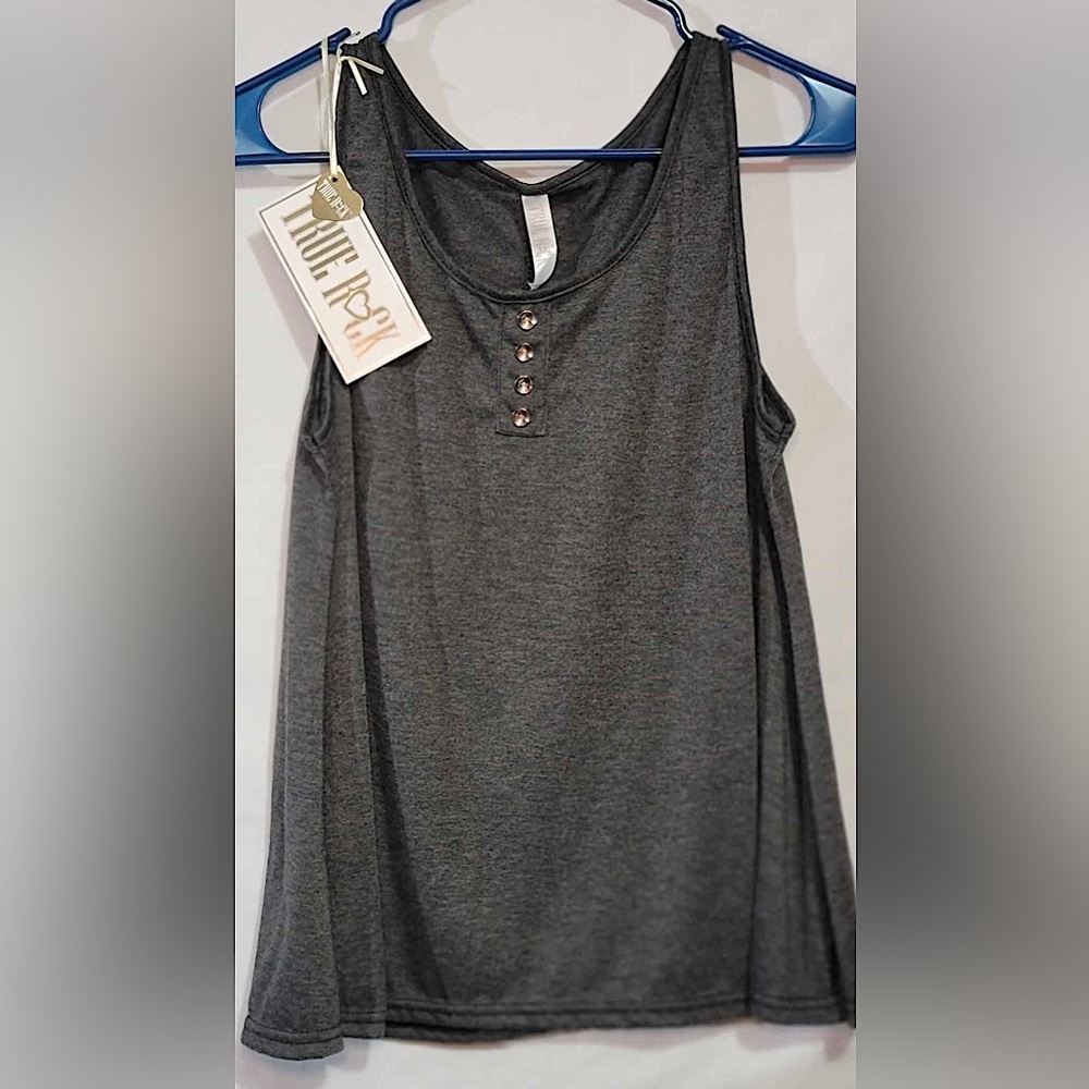 True Rock New Gray Tank Size Large